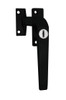 Whitco W225117 Series 25 Window Fastener Lockable Right Hand - Black