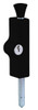Whitco W2206117 Lockable Patio Bolt  - Black