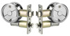 Lockwood 7410CPDP Symmetry Round Cavity Passage Set - Chrome Plated