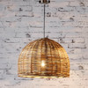  Emac & Lawton Rattan Ceiling Pendant Small Natural 