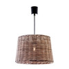  Emac & Lawton Rattan Round Ceiling Pendant Large Natural 