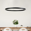 Oriel NEBULA 60 BLACK HALO PENDANT LED OL60914/60BK