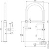Phoenix Tapware Phoenix Prize Flexible Coil Sink Mixer 220mm (Chrome) 10273100C