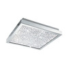 Eglo CARDITO CHROME SQUARE CEILING LIGHT CRYSTAL FEAT. 200626