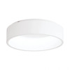  Eglo Marghera 1 White Ceiling Light with Opal Glass Shade 