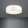  Eglo Marghera 1 White Ceiling Light with Opal Glass Shade 