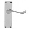 Pavtom 7300 Scroll Lever On Latch Plate  - Chrome Plated