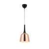 Telbix POLK 20 COPPER LOOK AND BLACK PENDANT SMALL POLK20-BK+CP