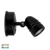 Havit Lighting Focus Polycarbonate Black Single Adjustable Spot Light HV3791T-BLK