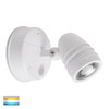 Havit Lighting Focus Polycarbonate White Single Adjustable Spot Light With Sensor HV3792T-WHT