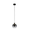 OILELLA SINGLE PENDANT CLEAR AND BLACK 99616N