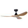 Eglo SURF BLACK AND BURMESE TEAK 48" CEILING FAN WITH  REMOTE 20549617