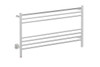 Bathroom Butler Natural 7 Bar 1100mm Straight Heated Towel Rail Brushed Stainless Steel