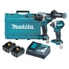 makita 18v brushless 2 piece combo kit dlx2412t