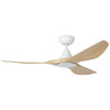 Eglo SURF WHITE AND OAK 52" CEILING FAN WITH LIGHT 408496