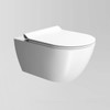 Astra Walker Pura Wall Mounted Swirlflush Toilet Pan with Slim Soft-Close Seat A94.67.99