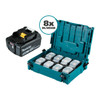  Makita 18V 8 Piece 5.0Ah Lithium-Ion Battery Pack 199697-1 