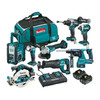  Makita 18V Brushless 8-Piece Combo Kit DLX8046TX1 