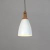 emac & lawton lewis ceiling pendant matt white zaf11233