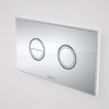  Caroma Invisi Series II® Round Dual Flush Plate & Buttons Chrome 