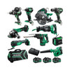  HiKOKI 18V/36V 5.0Ah/2.5Ah Brushless Cordless 10 Piece Combo Pack 