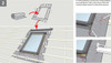 Velux Skylights Fixed Flashing Kit VELUX FLASHING EDW M04