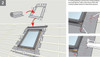 Velux Skylights Fixed Flashing Kit VELUX FLASHING EDW M08