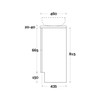  Marquis Marq 2 750mm Kick 1 Door 2 Right Hand Drawers Vanity 