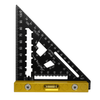 Martinez Tools Martinez Aluminium Micro Square with Level Vial – Gold Metric 