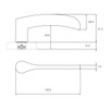 Lockwood Velocity Series Saltbush Lever Door Handle - Premium Display Pack 