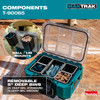  Makita MAKTRAK™ Deep Compact Organiser T-90065 - Rugged Storage for Small Tools & Parts 