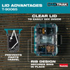  Makita MAKTRAK™ Deep Compact Organiser T-90065 - Rugged Storage for Small Tools & Parts 