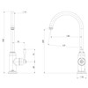 Phoenix Tapware Phoenix Cromford Sink Mixer 180mm Chrome Lead Free 