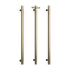  Thermorail Round 240V Vertical Single Heated Towel Rail 