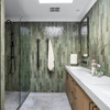  Thermorail Round 240V Vertical Single Heated Towel Rail 