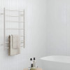 thermorail round 240volt ladder heated towel rail