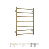 thermorail round 240volt ladder heated towel rail