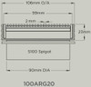 Stormtech 100ARG20-1000 Stormtech Stainless Steel Grate