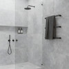  Thermorail Heated Towel Rail - Flat Pill Single Bar 632mm 