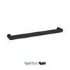  Thermorail Heated Towel Rail - Flat Pill Single Bar 632mm 