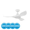 Eglo Noosa 40" Ceiling Fan with Light White 204287 
