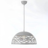  Telbix Farina 50 Half Dome Pendant White  