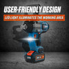 Senix Tools Senix X2 18V 1" Brushless High-Torque Impact Wrench Skin 