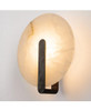 ZAMBELIS Zambelis Zues Ray Alabaster and Rust wall light 4Z2553 