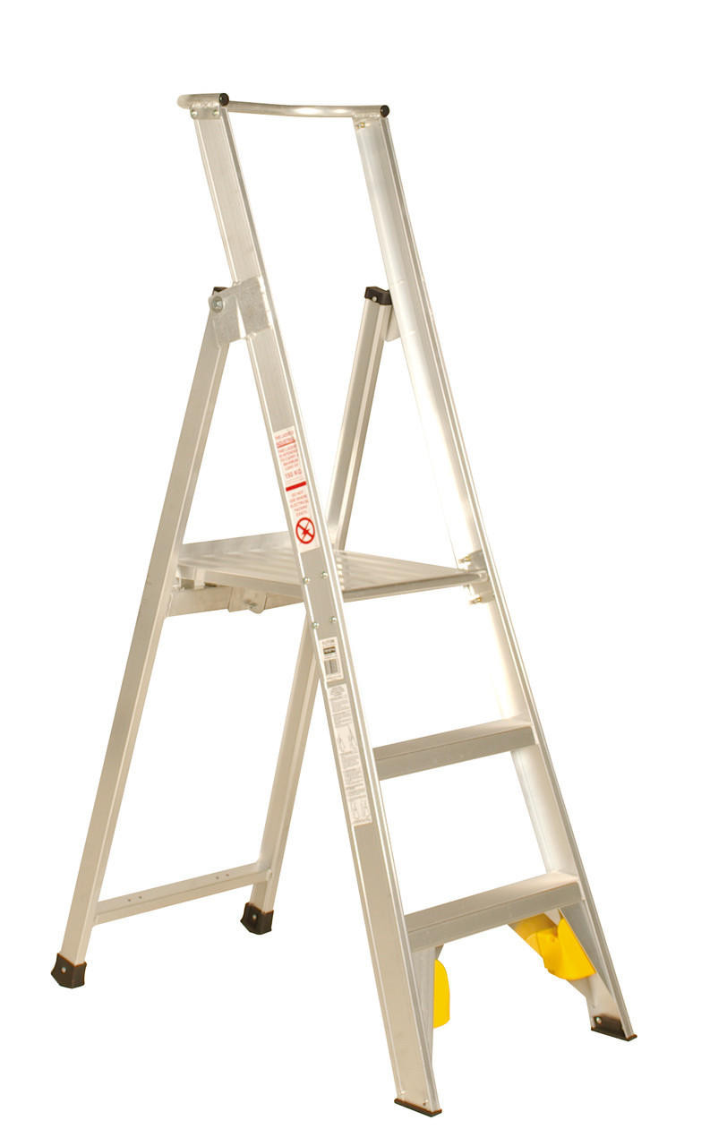 Bailey Platform Ladder Aluminium 150kg Platform Height 0.9m Heavy Duty Welded FS10714