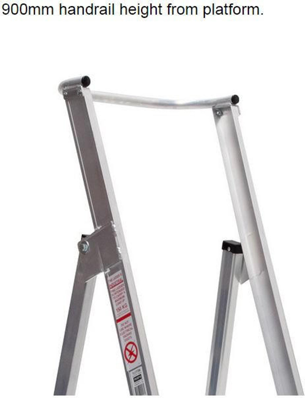 Bailey Platform Ladder Aluminium 150kg Platform Height 1.4m Heavy Duty Welded FS10716