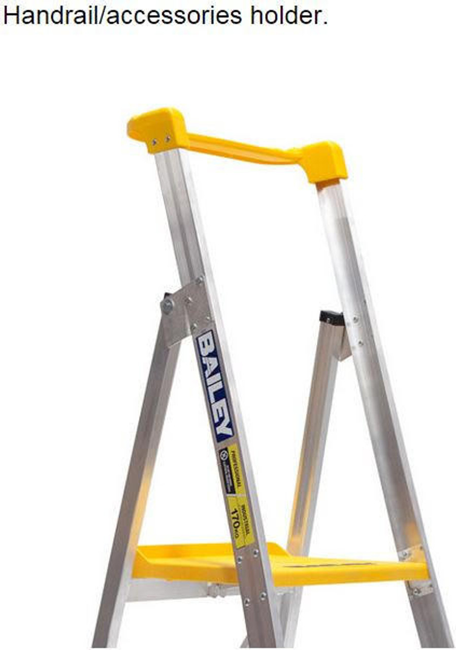 Bailey Platform Ladder Aluminium 170kg Platform Height 0.9m Professional FS13399