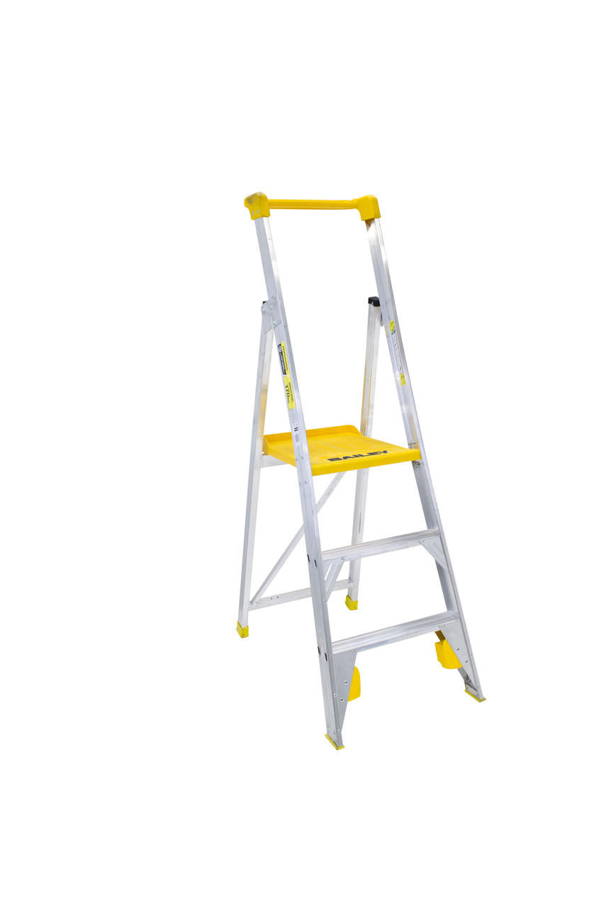 Bailey Platform Ladder Aluminium 170kg Platform Height 0.9m Professional FS13399