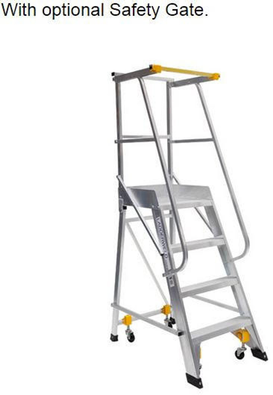 Bailey Platform Ladder Order Picker Aluminium 130kg Platform Height 2.1m Welded OP8MKII FS10868