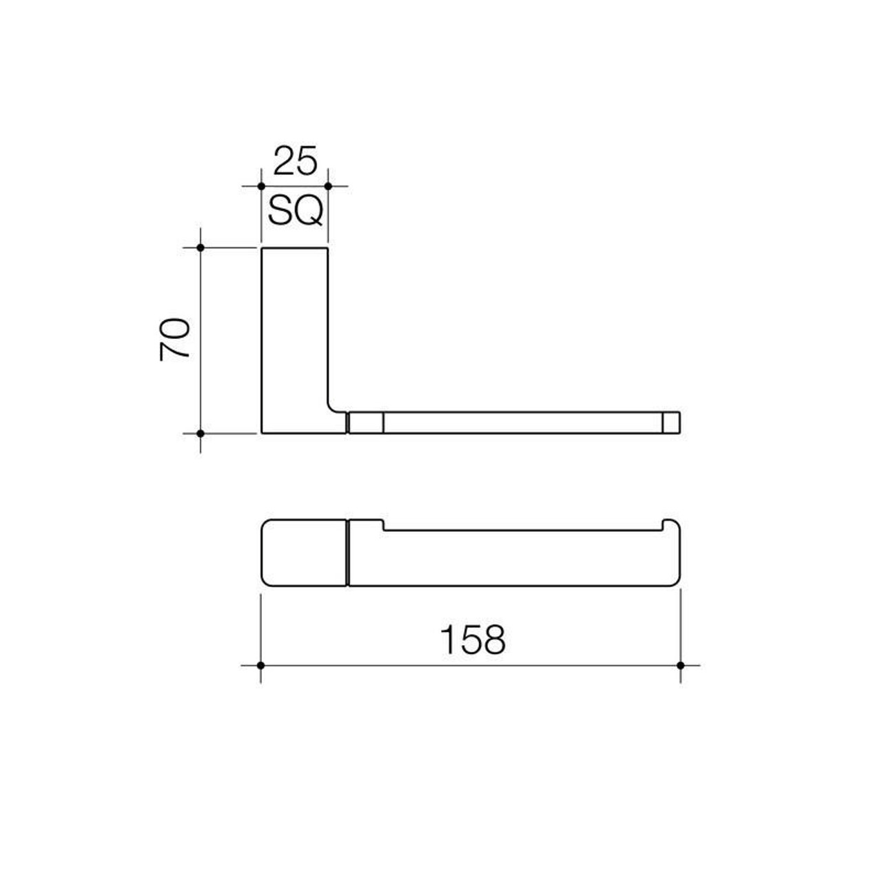 Dorf Epic Toilet Roll Holder Chrome 6422.04